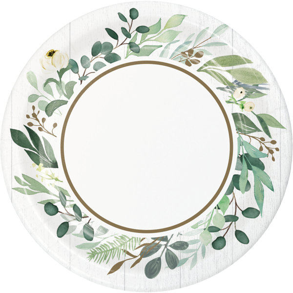 Wedding paper deals plates